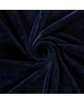 Samt 008 marine blau