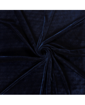 Samt 008 marine blau