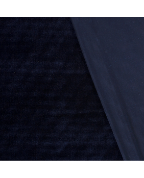 Samt 008 marine blau