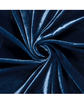 Samt 106 indigo blau