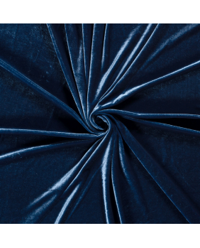 Samt 106 indigo blau